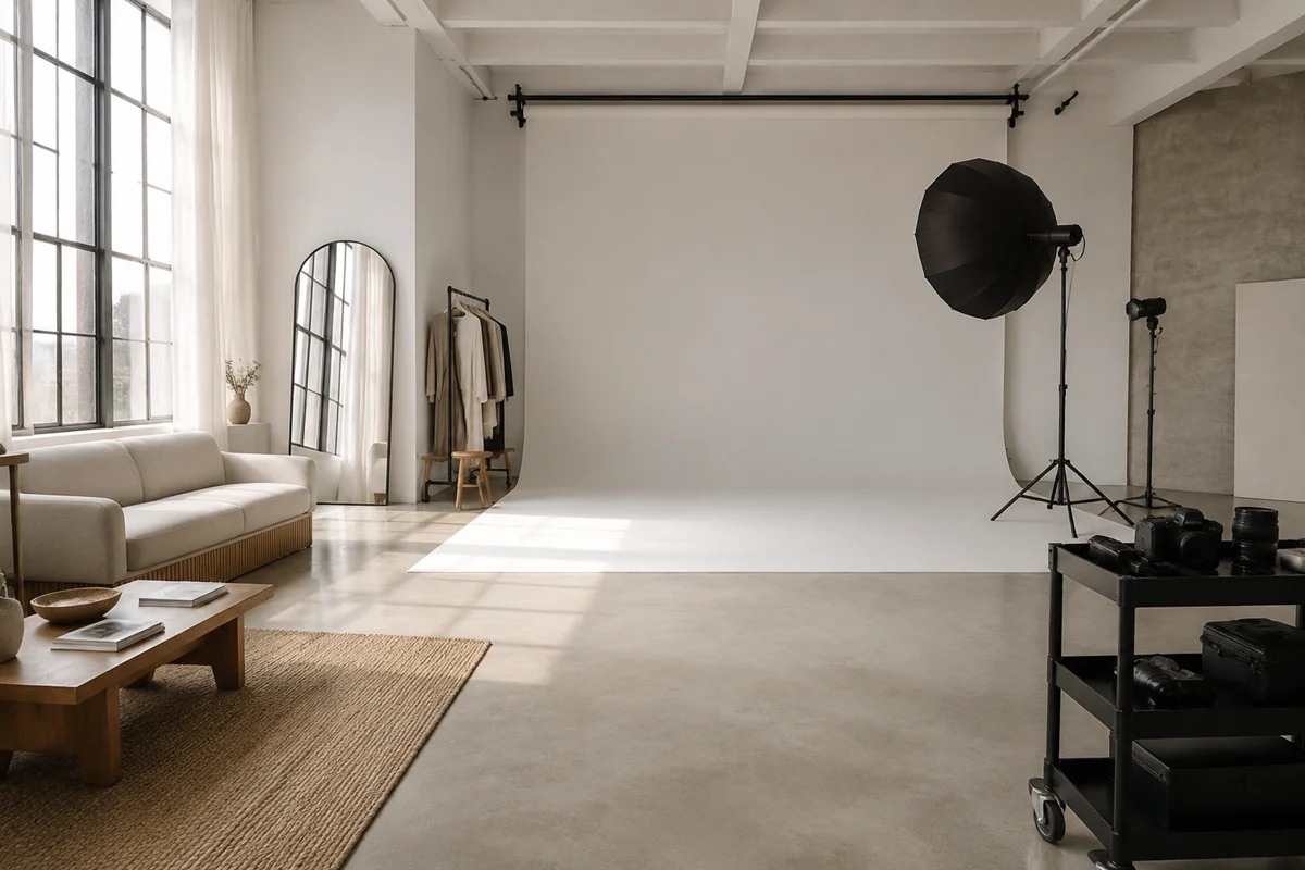 Photography studio space and profile